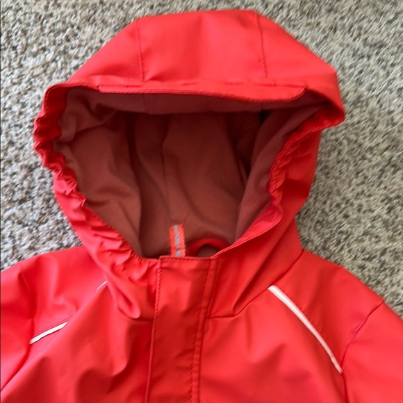 Cat & Jack toddler unisex Red Hooded Rain Jacket size 4T - Picture 2 of 6